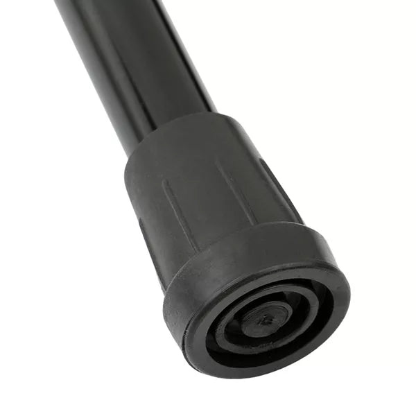 Telescopic Walking Stick with Rubber Grip and Wrist Strap, Four Section Foldable Design