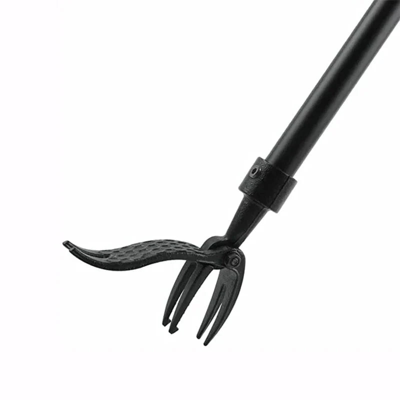 Standing Weed Puller with Pedal Mechanism and Detachable Design, Stainless Steel