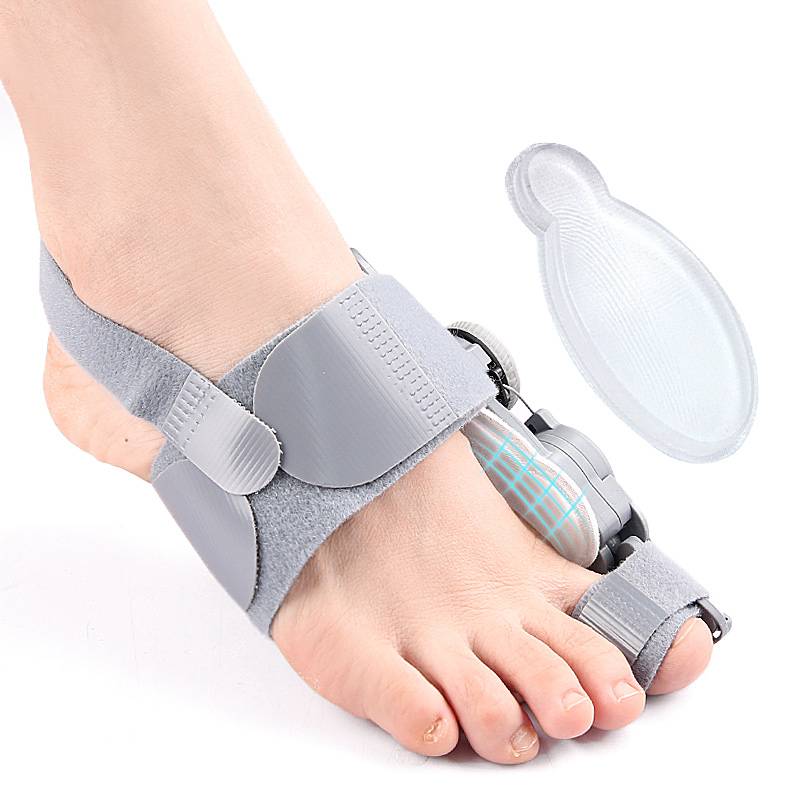 Adjustable Bunion Corrector with Twist Control and Heel Strap Support