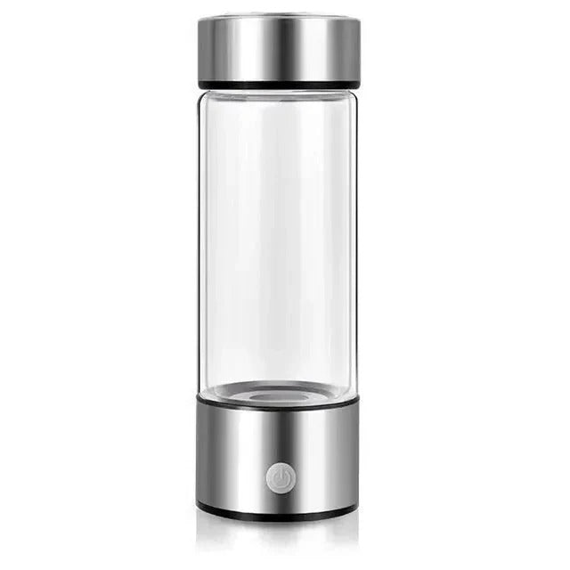 Rechargeable Hydrogen Water Bottle with Electrolysis System and One-Button Control