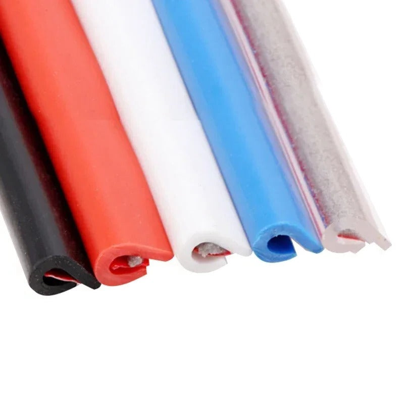 Car Door Edge Guard Strip with U-Shaped Wrap and Heat Activation, 16.4ft