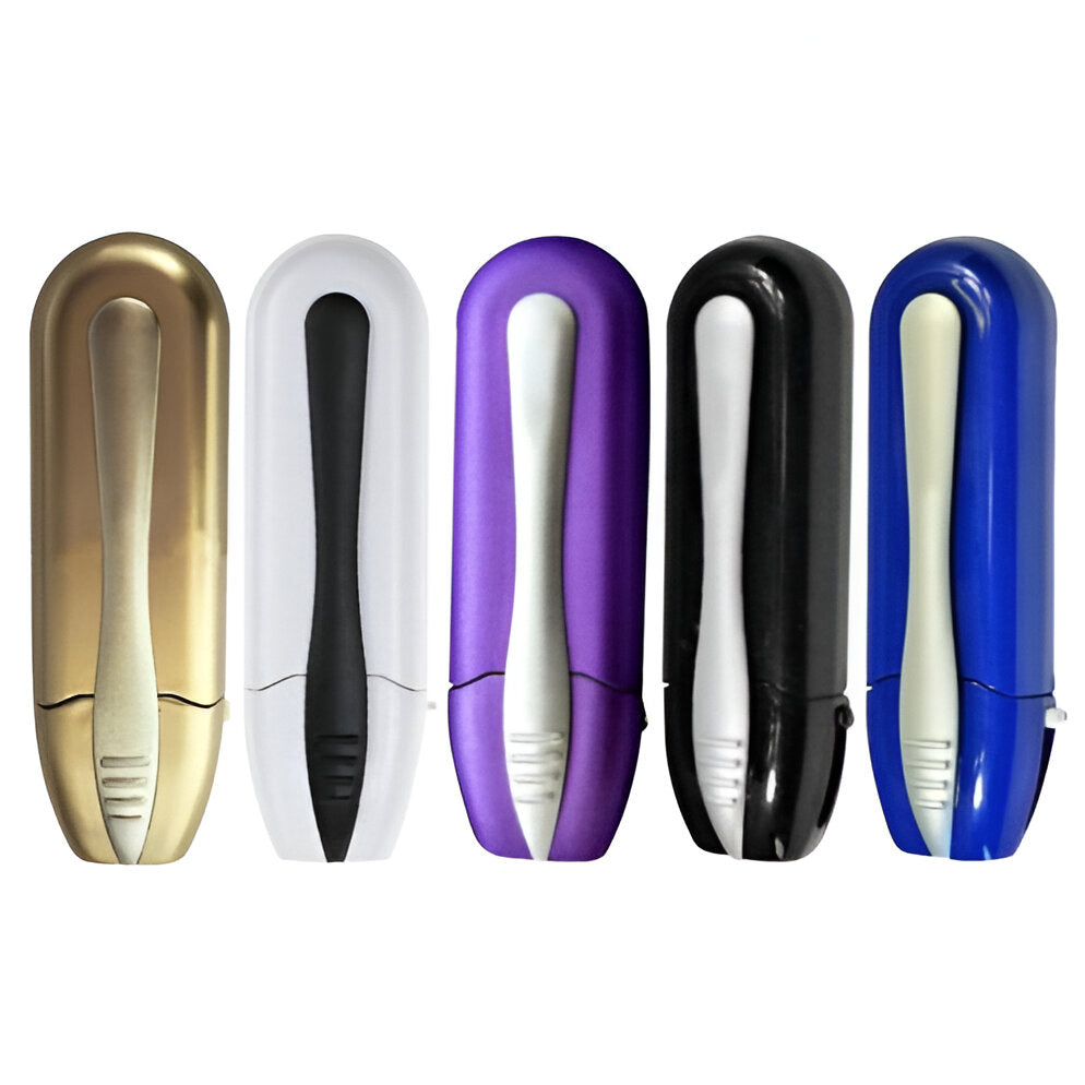 Compact Eyeglass Cleaner with Carbon Pads and Brush, Pocket-Sized