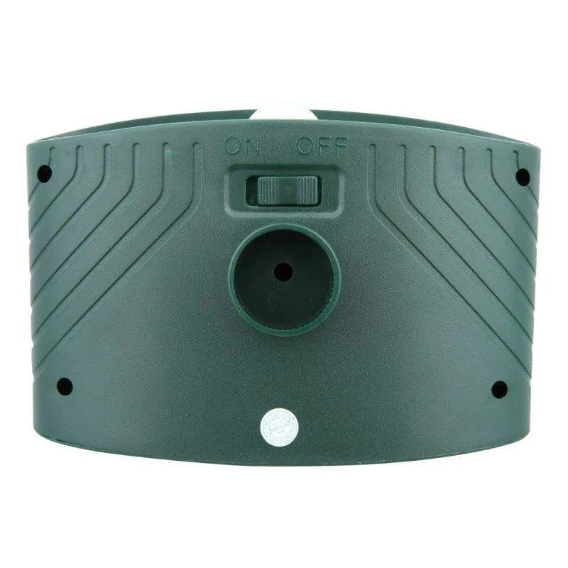 Solar Powered Ultrasonic Animal Repeller with Motion Detection and Flashing Light, Set of 4