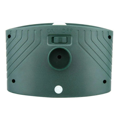 Solar Powered Ultrasonic Animal Repeller with Motion Detection and Flashing Light, Set of 4
