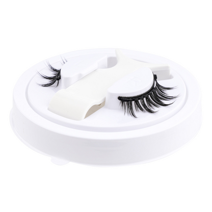 Magnetic Eyelash Kit with 3D Fiber Design and Precision Tweezer Applicator