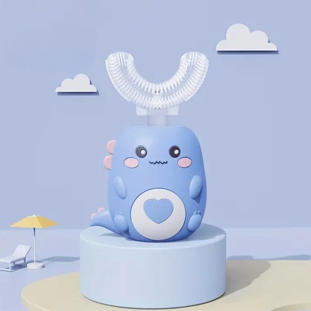 Kids U-Shape Sonic Toothbrush with Smart Timer and Blue Light Technology