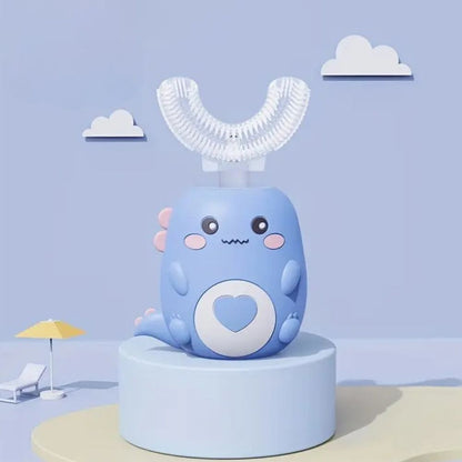 Kids U-Shape Sonic Toothbrush with Smart Timer and Blue Light Technology