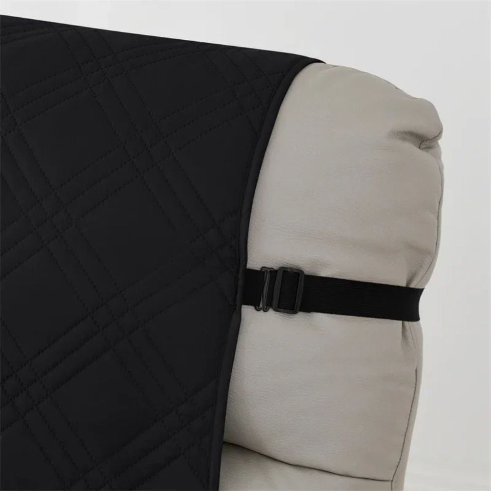 Recliner Armchair Cover with Waterproof Quilted Fabric and Pet Protection, Machine Washable