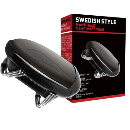 Cordless Vibration Massager with Heat Function and Adjustable Intensity for Neck Back Head