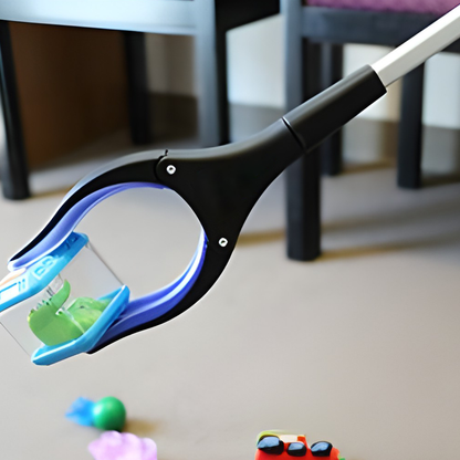 Foldable Grabber Stick with Rotating Jaw and Locking Grip, 81cm Reach
