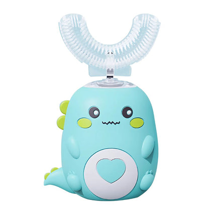 Kids U-Shape Sonic Toothbrush with Smart Timer and Blue Light Technology