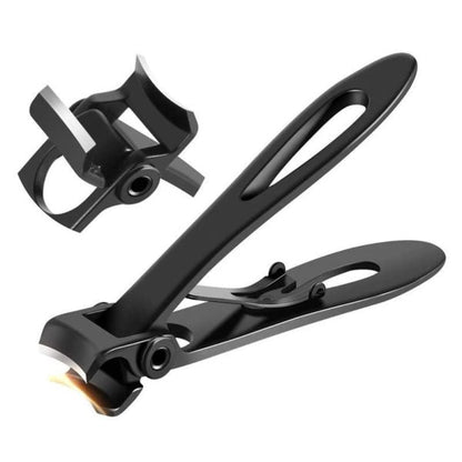 Wide Jaw Toenail Clipper with Cast Steel Construction and Ergonomic Handle