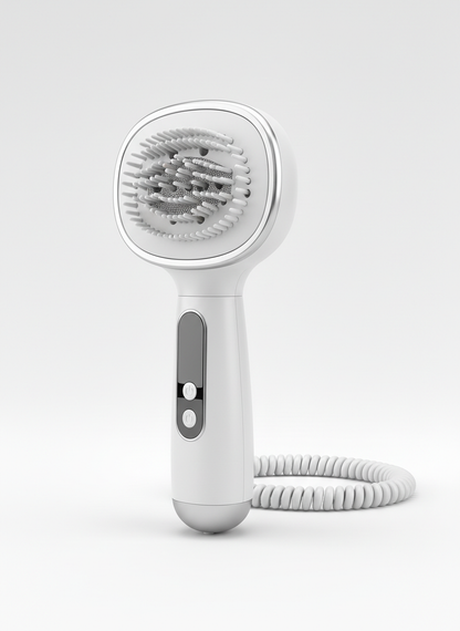 2-in-1 Pet Drying Brush with Warm Air Function