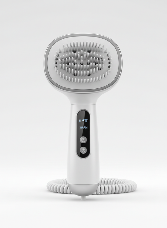 2-in-1 Pet Drying Brush with Warm Air Function