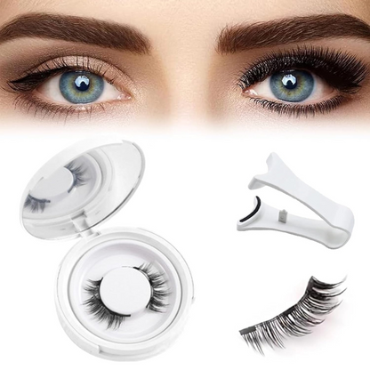Magnetic Eyelash Kit with 3D Fiber Design and Precision Tweezer Applicator