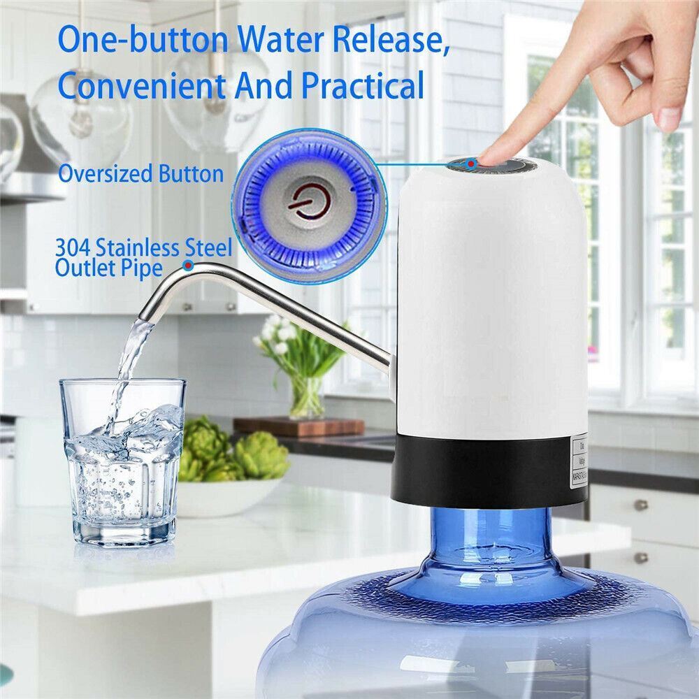 Rechargeable Water Pump with Stainless Steel Contact and One Button Control