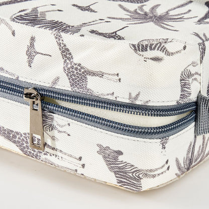 Cushioned Booster Seat with Adjustable Height Layers and Removable Cover for Toddlers
