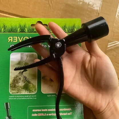 Standing Weed Puller with Pedal Mechanism and Detachable Design, Stainless Steel