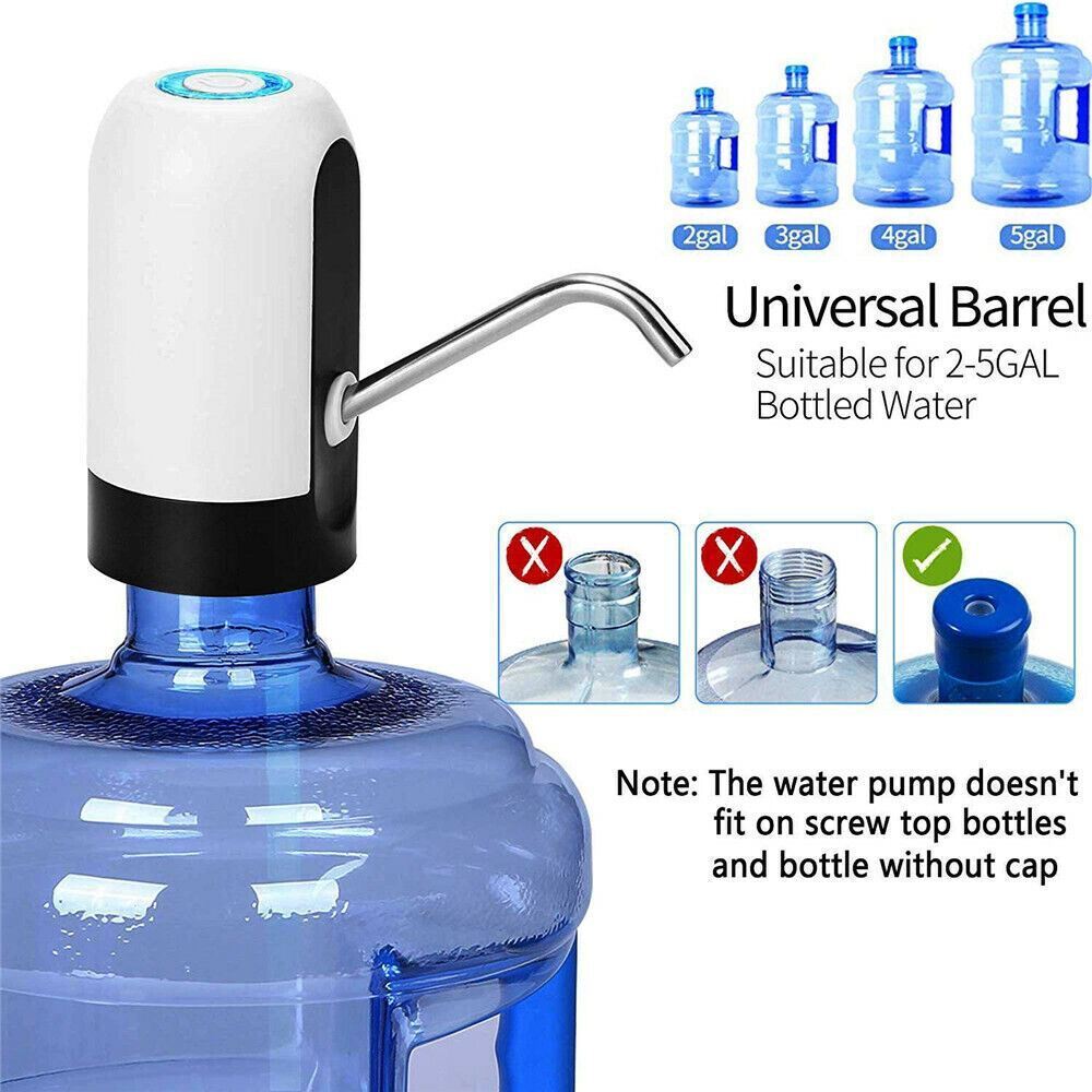 Rechargeable Water Pump with Stainless Steel Contact and One Button Control