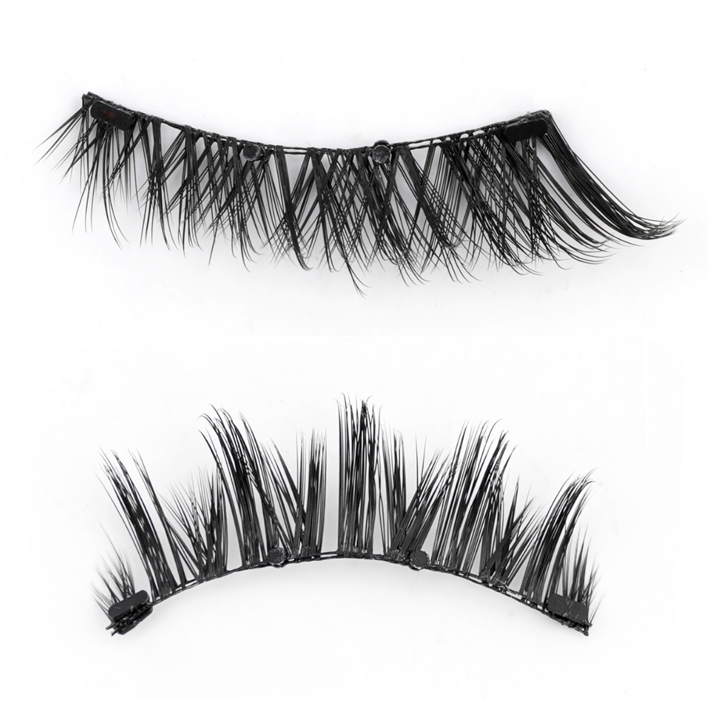 Magnetic Eyelash Kit with 3D Fiber Design and Precision Tweezer Applicator