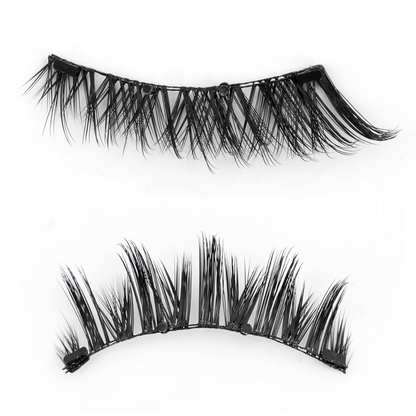Magnetic Eyelash Kit with 3D Fiber Design and Precision Tweezer Applicator