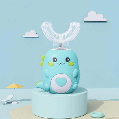 Kids U-Shape Sonic Toothbrush with Smart Timer and Blue Light Technology