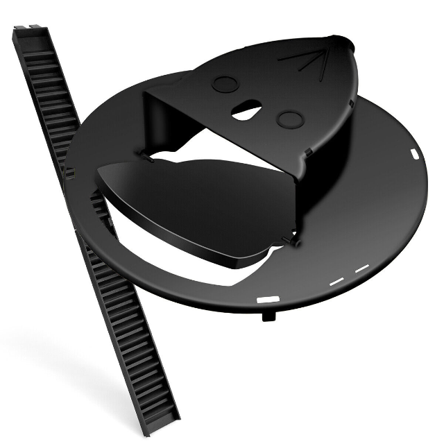 Auto Reset Bucket Mouse Trap with Flip Slide Mechanism and Dual Ladders
