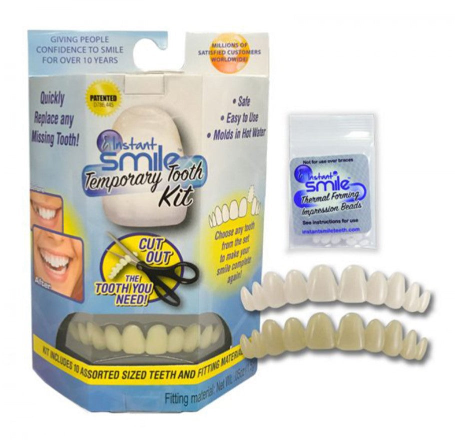 Temporary Cosmetic Tooth Veneer with Heat-Moldable Design and Reusable Application