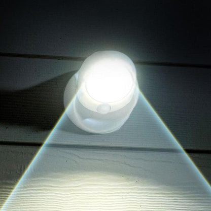 Battery-Powered Motion Sensor Outdoor Light with LED and Magnetic Base