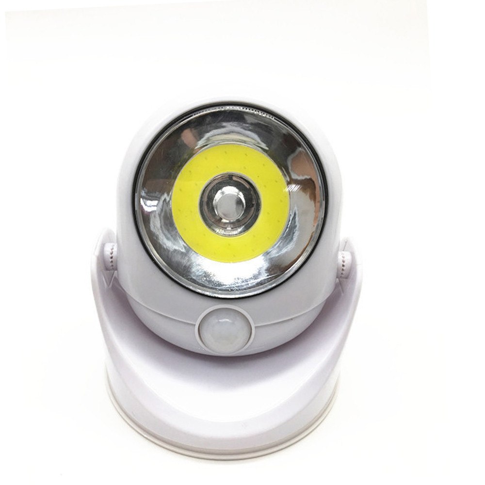 Battery-Powered Motion Sensor Outdoor Light with LED and Magnetic Base