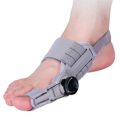 Adjustable Bunion Corrector with Twist Control and Heel Strap Support