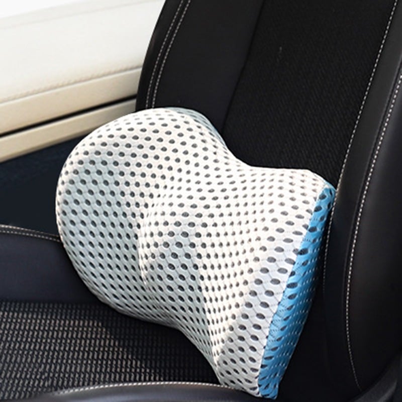 Lumbar Support Pillow with Washable Cover and Shape Retention for Office, Car, Home