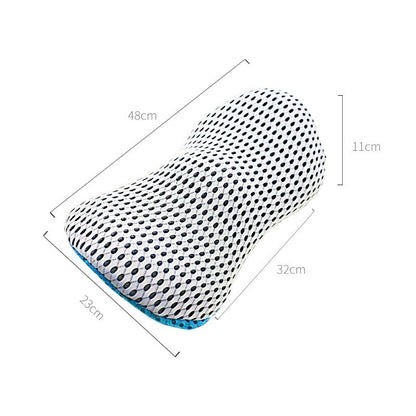 Lumbar Support Pillow with Washable Cover and Shape Retention for Office, Car, Home