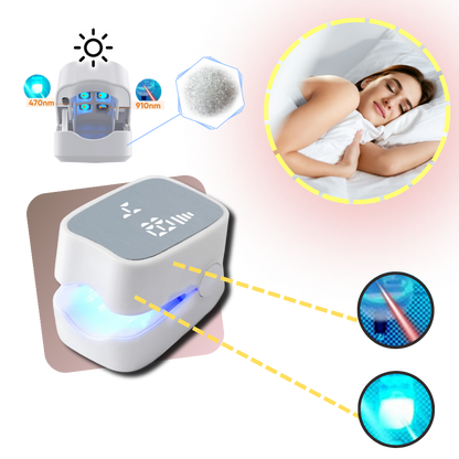 Dual Laser Nail Treatment Device with Blue Light and 7-Minute Sessions