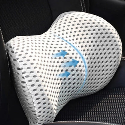 Lumbar Support Pillow with Washable Cover and Shape Retention for Office, Car, Home