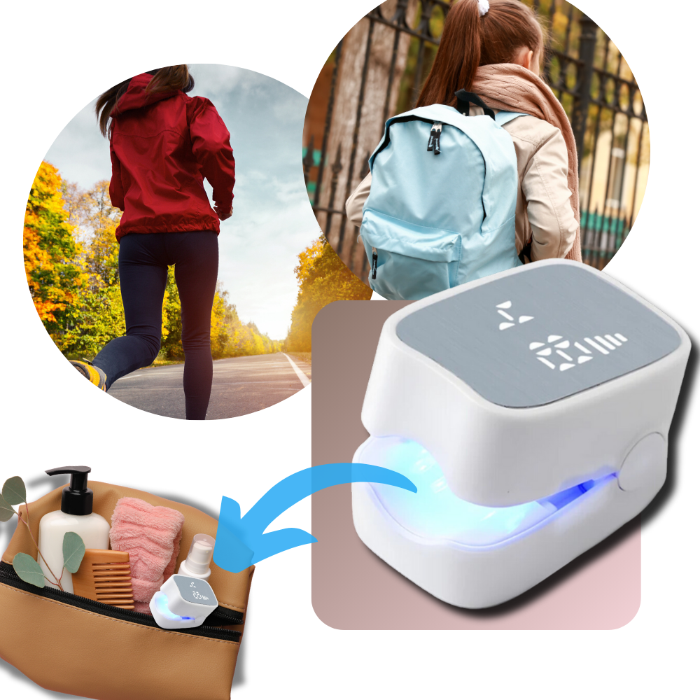 Dual Laser Nail Treatment Device with Blue Light and 7-Minute Sessions