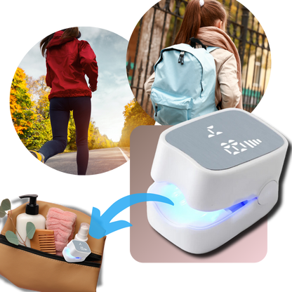Dual Laser Nail Treatment Device with Blue Light and 7-Minute Sessions