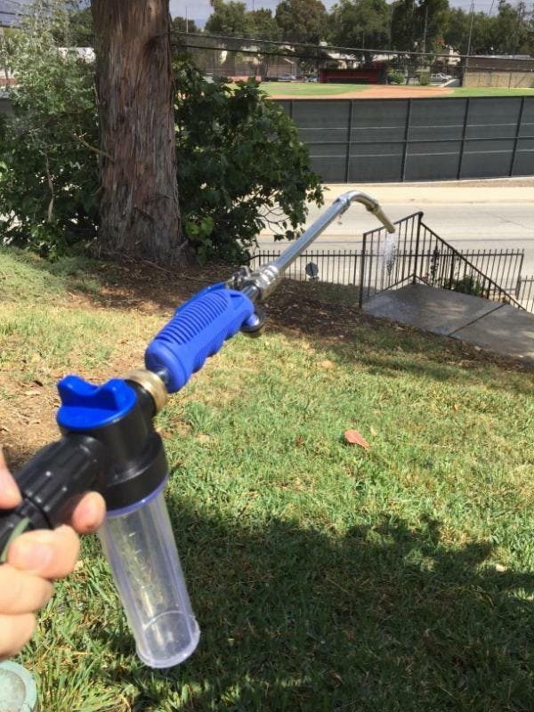High Pressure Hose Nozzle with Copper Tip and Adjustable Spray, 8kg Force