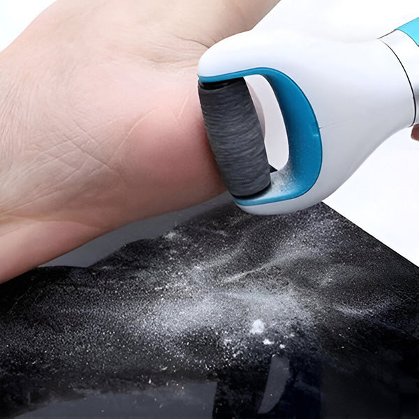 Rechargeable Callus Remover with Rotating Abrasive Head and Cordless Design