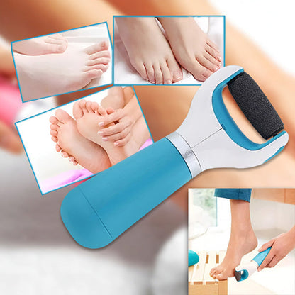 Rechargeable Callus Remover with Rotating Abrasive Head and Cordless Design