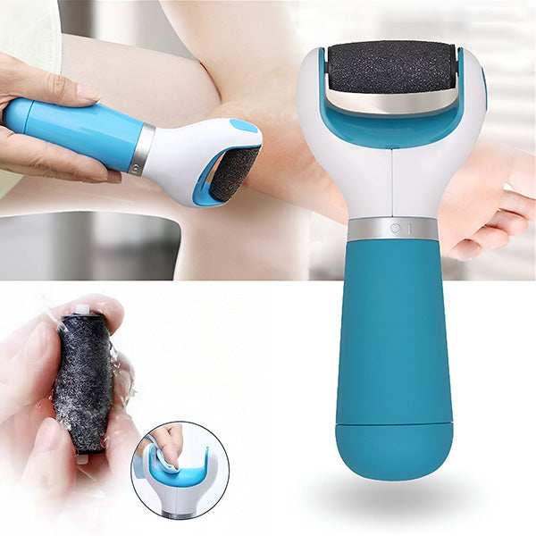 Rechargeable Callus Remover with Rotating Abrasive Head and Cordless Design