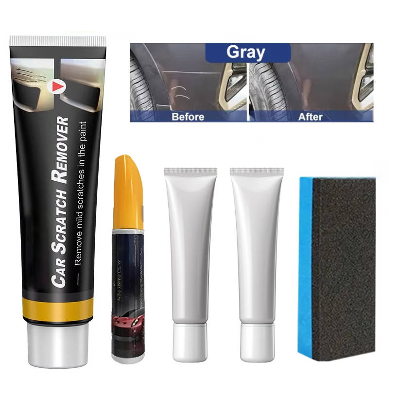 Automotive Scratch Repair Compound with Applicator and Wax Protection