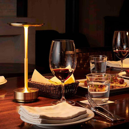 Rechargeable Touch Control Table Lamp with Four Brightness Levels and Waterproof Design