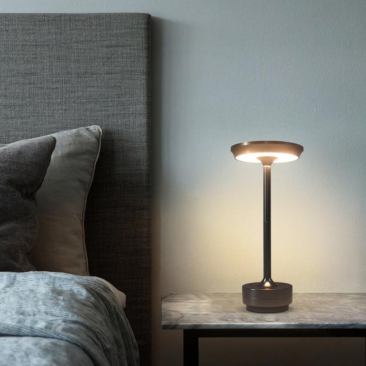 Rechargeable Touch Control Table Lamp with Four Brightness Levels and Waterproof Design