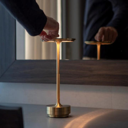 Rechargeable Touch Control Table Lamp with Four Brightness Levels and Waterproof Design