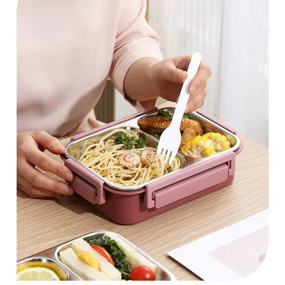 Vacuum Insulated Food Container with Leak Proof Twist Lid and 12 Hour Heat Retention