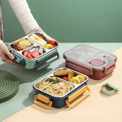 Vacuum Insulated Food Container with Leak Proof Twist Lid and 12 Hour Heat Retention
