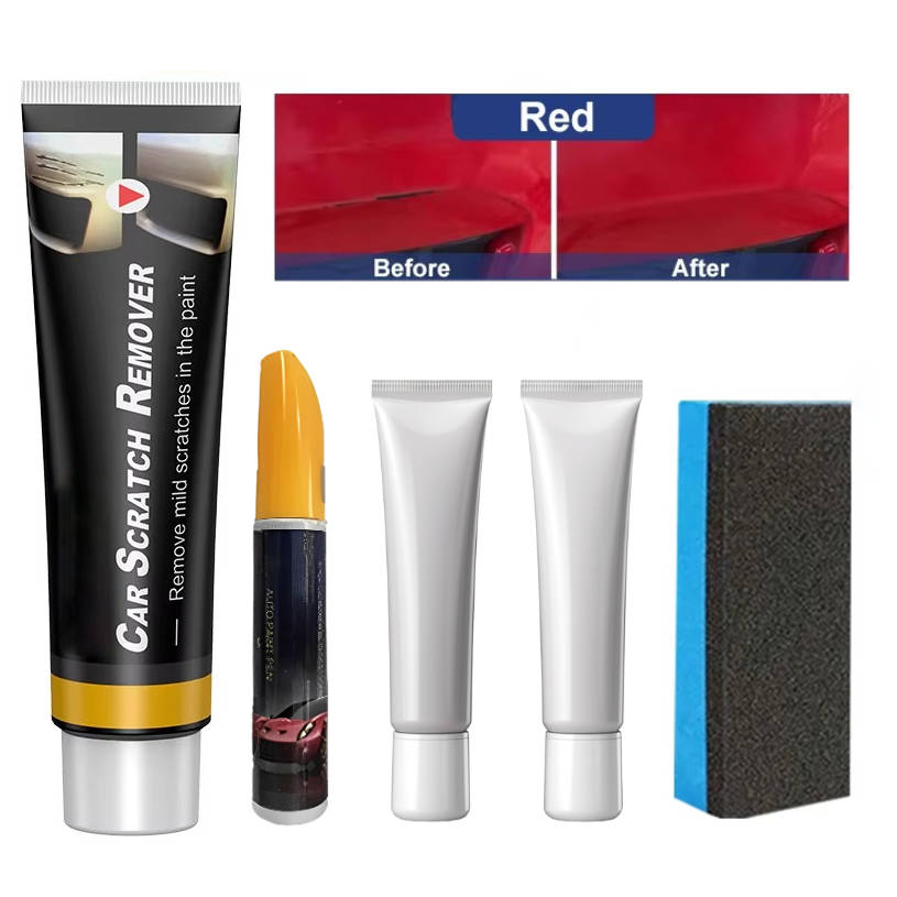 Automotive Scratch Repair Compound with Applicator and Wax Protection