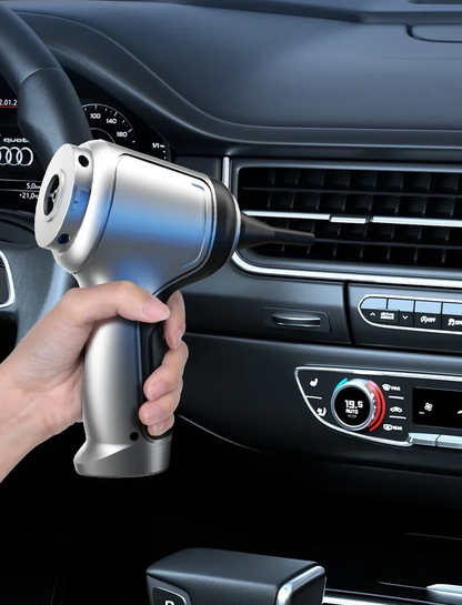 Cordless Car Vacuum with 95,000Pa Suction and Dual Cleaning Modes, 6 Accessories