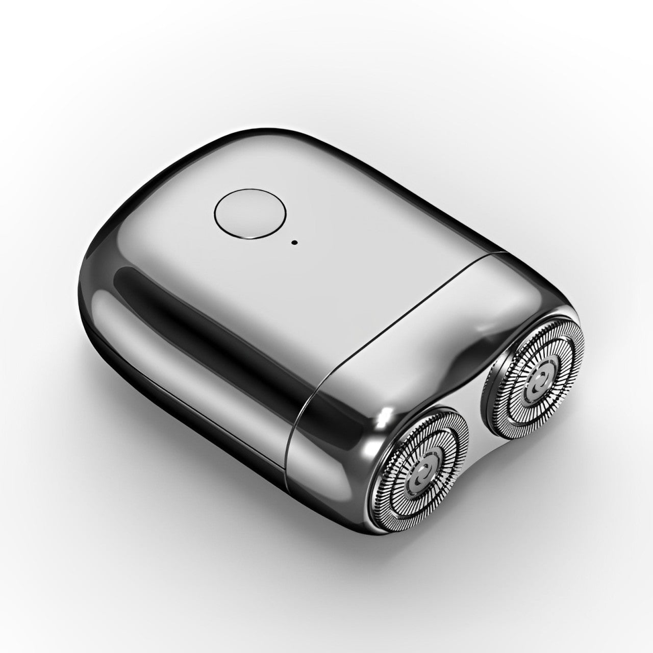 Dual Rotary Electric Shaver with Curved Blade Screens and Quiet Motor, Waterproof